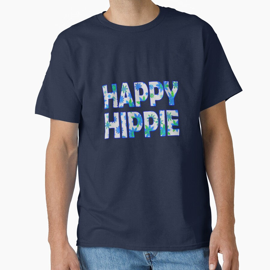 Flower Power Happy Hippie Words Free Spirit Hippie Vibes 4 of 4 by Beachy
