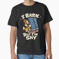 I Bark But I’m Shy – Funny Introvert Dog Cartoon | Cute Corgi Puppy Gift for Dog Lovers Pet Design for Pet Owners & Dog Moms on T-Shirt, Sticker, Phone case, mug, bag, hoodie by ArtByTripti