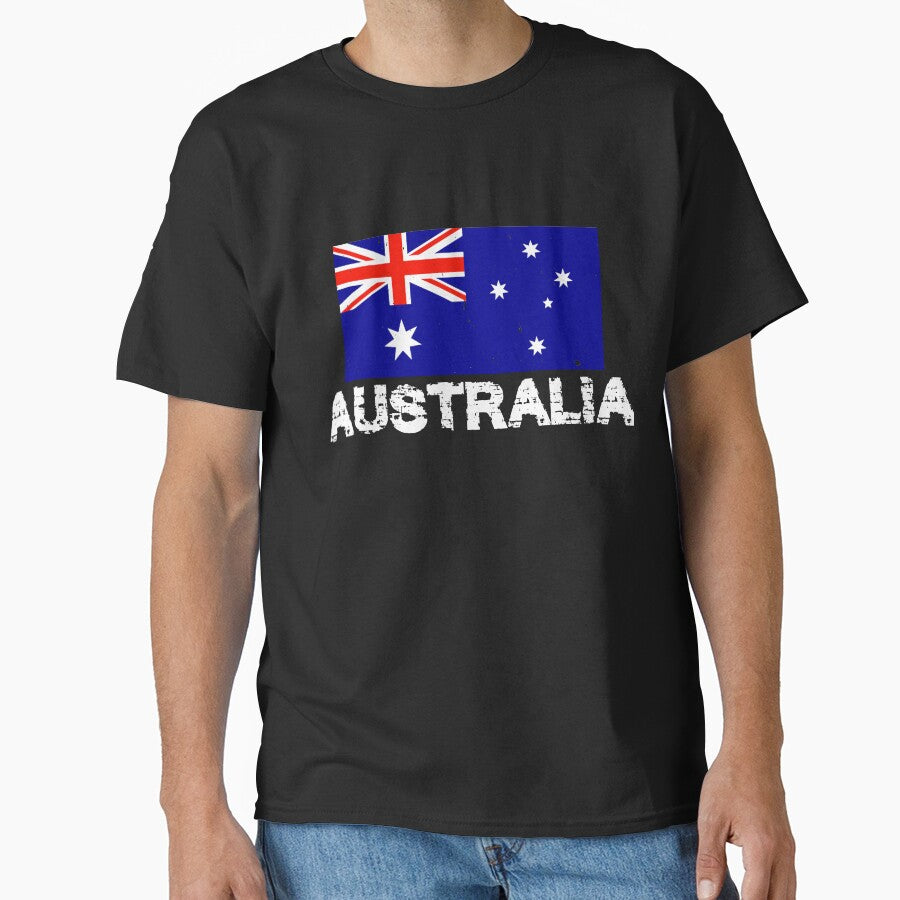 Australia Flag T-Shirt for Men and Women by AllStarMerch
