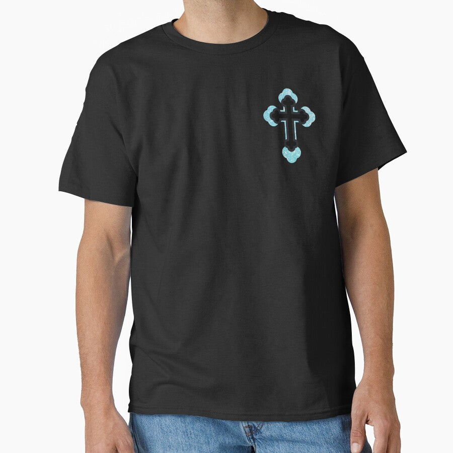 Y2K Orthodox Cross Blue by Underthesunmoon