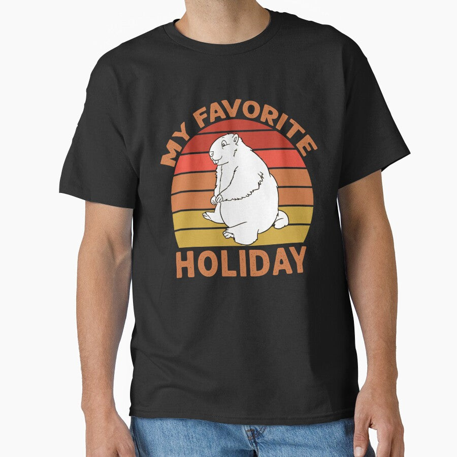 My Favorite Holiday Ground Hog - Funny Groundhog Day by Masaw