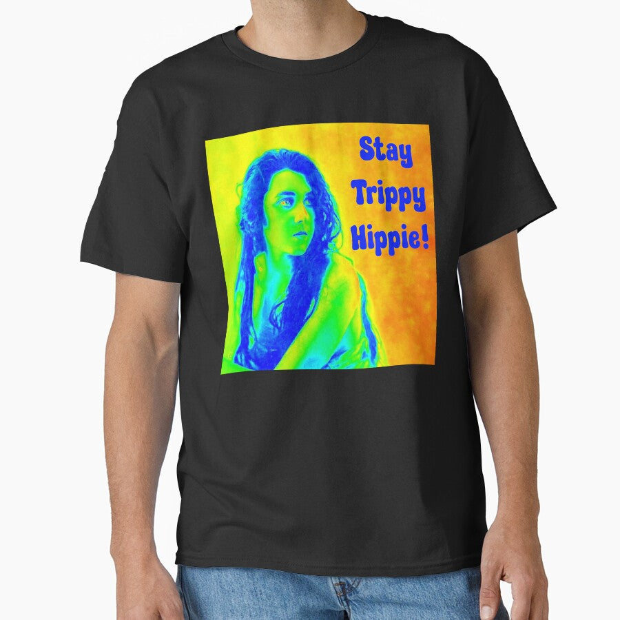 Stay Trippy Hippie! Psychedelic Hippie Girl by SSustainable