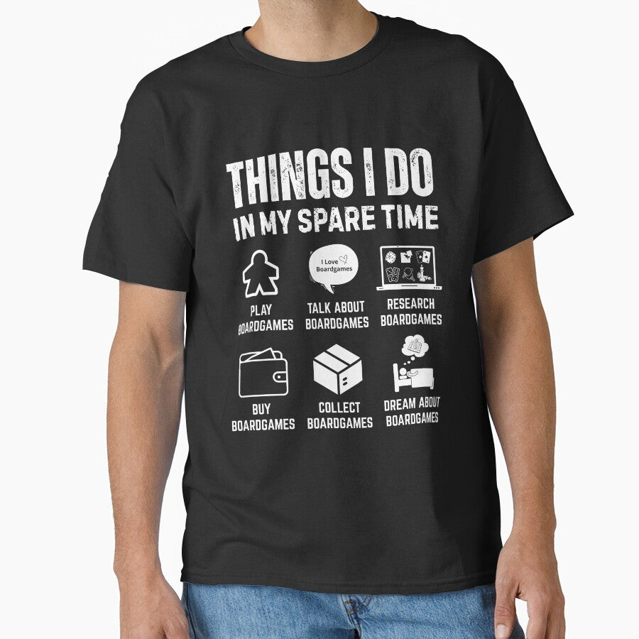 Things I Do in My Spare Time – Board Game Lover Checklist by BMLprint ⭐⭐⭐⭐⭐