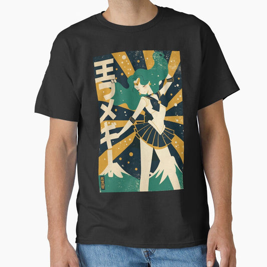 Sailor Neptune Bold Vintage Poster by AnimeArsenalPrints