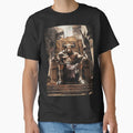 Minotaur king on throne. by MyHappyArtShop