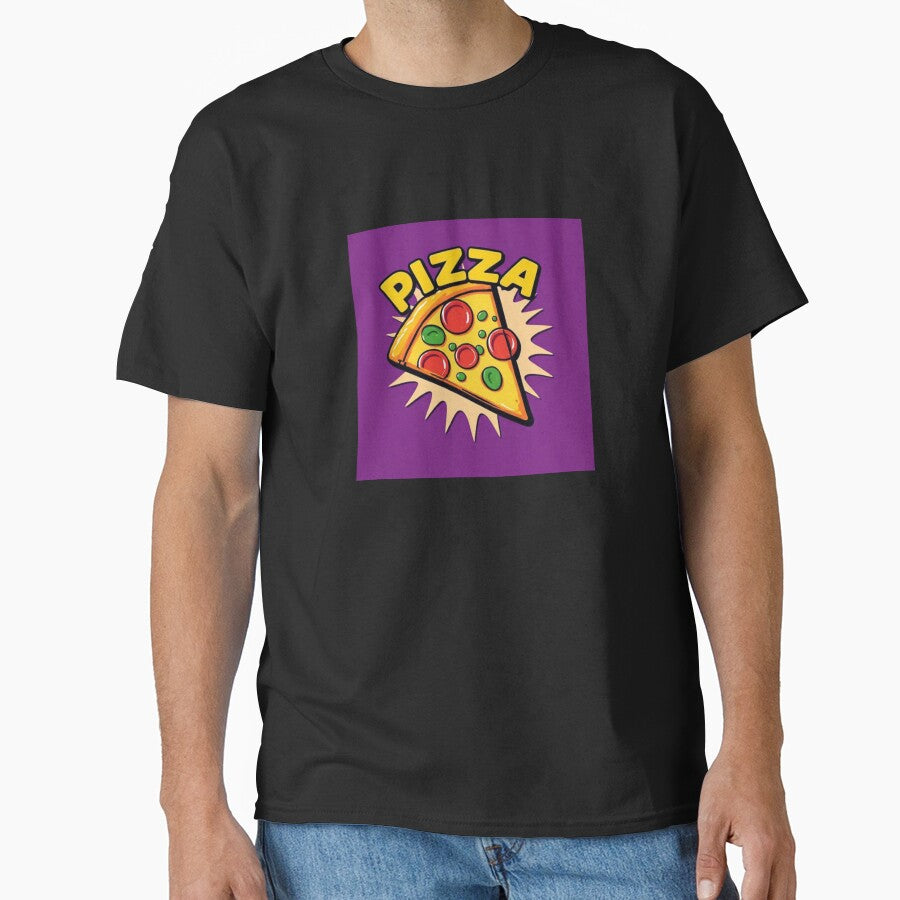 Purple Pop Art Pizza Slice Collection by SaucyFoodTruck