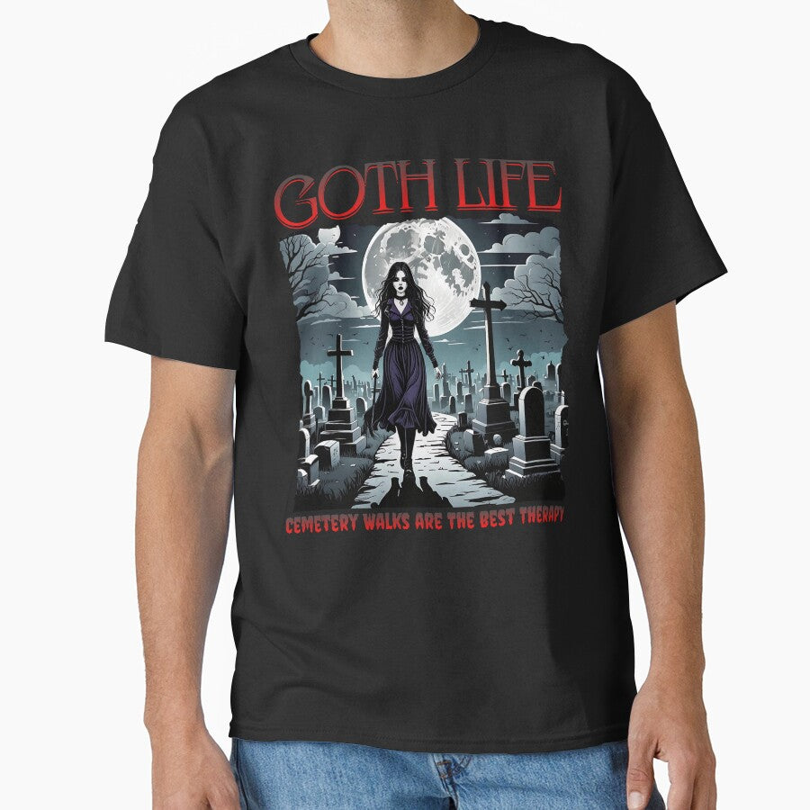 Goth Life_Cemetery Walks are The Best Therapy by NuttySqueaky