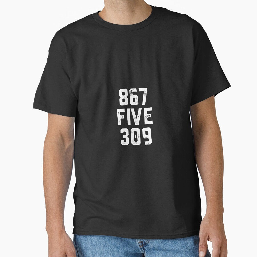 Retro Vintage Eighties 8675309 Nostalgic and Funny 80's by CharlesDVance