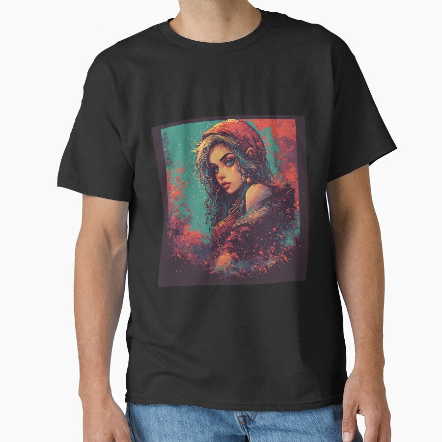Beautiful Retro Art For Woman In pixel Art by jimcaza
