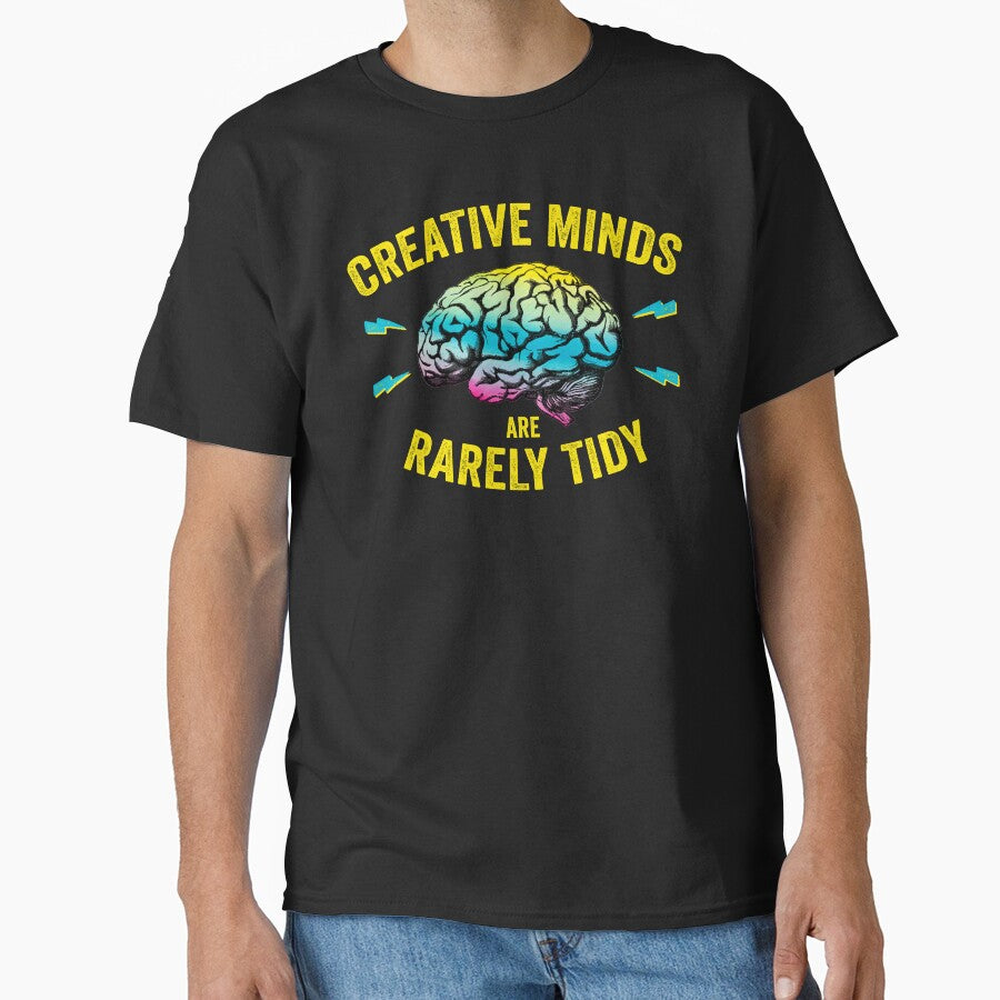 Funny Creative Minds Are Rarely Tidy Saying by wingstar