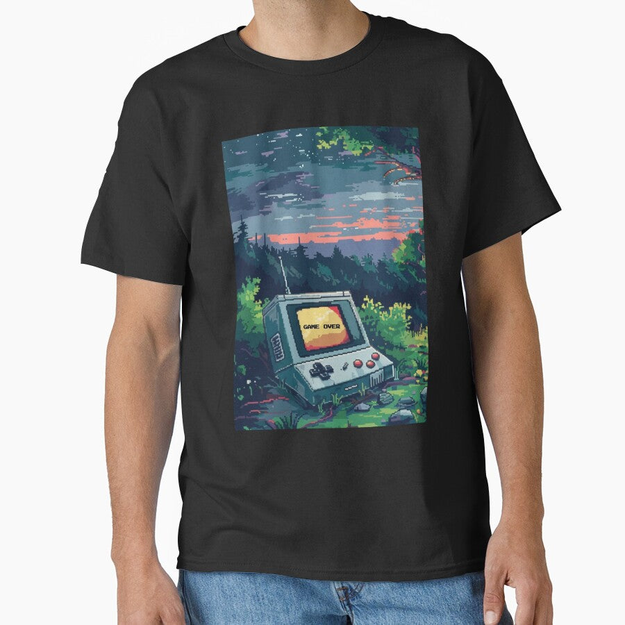 Pixel Retro Gaming – Nostalgic Arcade Tee by Hussar08