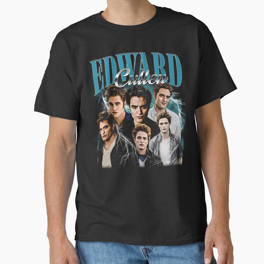 Limited Edward Cullen Vintage T-Shirt, Graphic Unisex T-shirt, Retro 90's Fans Homage T-shirt, Gift For Women and Men by BancaJone