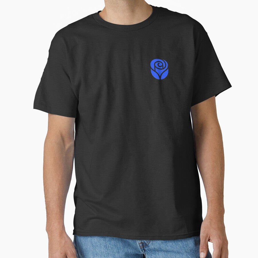 ROSE HEAD (BRIGHT BLUE) by Top10Designs