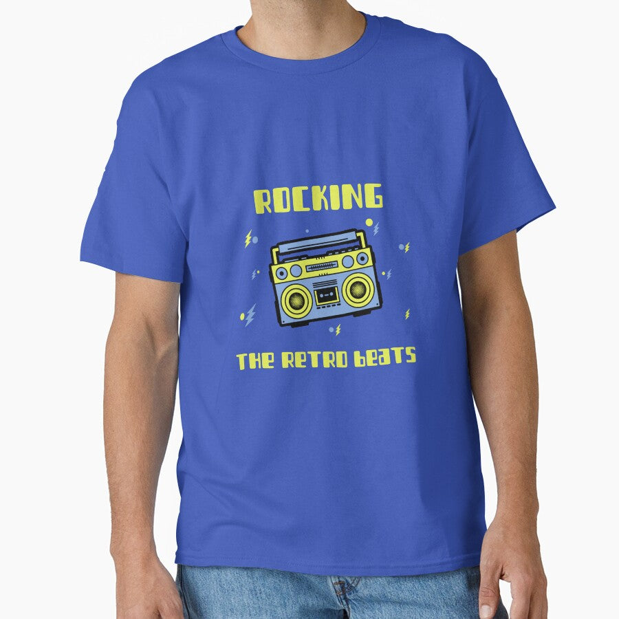 Retro Vintage 80s Music Lover Boombox by Palette Print