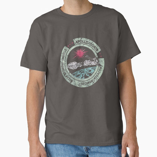 Apollo Soyuz Vintage Emblem V02 T-Shirt_1507772 by Kat Langworthy