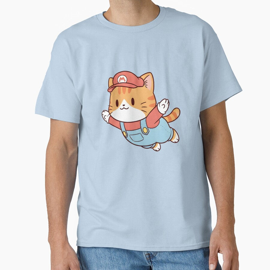 Cute Flying Cat in Plumber Outfit by CuteKats