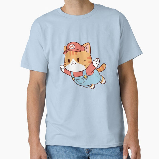 Cute Flying Cat in Plumber Outfit by CuteKats