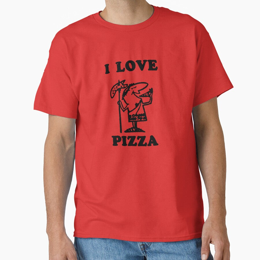 I LOVE PIZZA  Vintage Retro by teenagedust