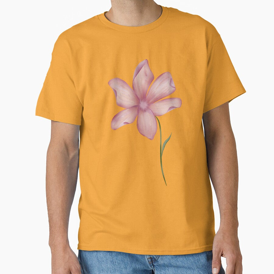 Delicate Pink Flower in Bloom by WanchaleeStudio