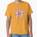 Delicate Pink Flower in Bloom by WanchaleeStudio
