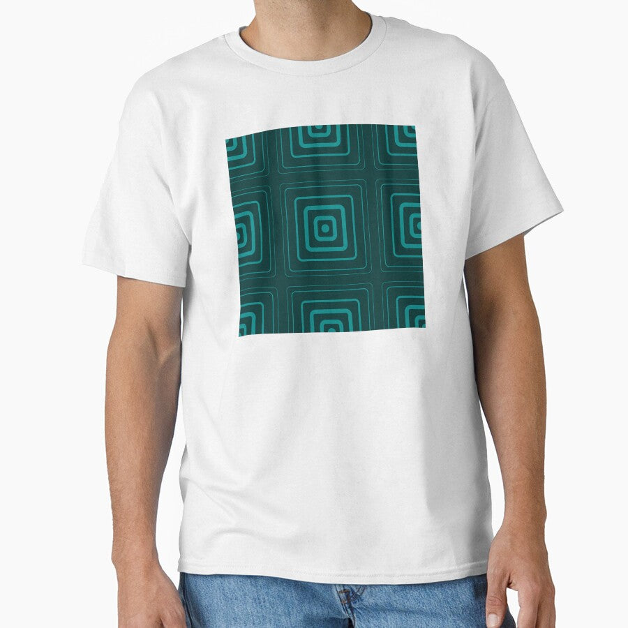 Nia Itto Gallery - Square blue 3 - by NIA ITTO GALLERY
