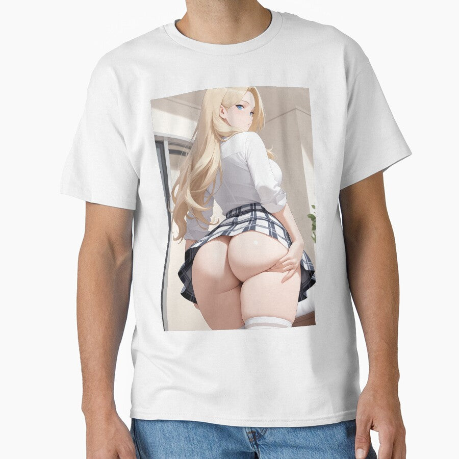 Sexy anime school girl ass by Pakoh