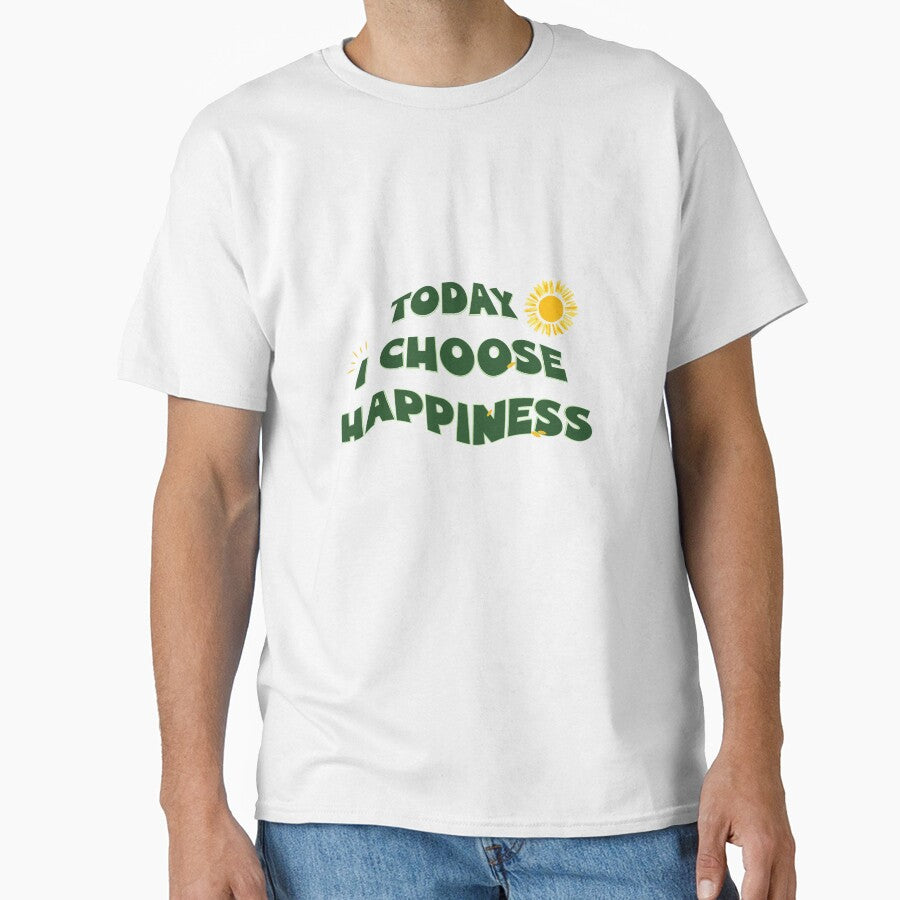 Today i choose happiness /  Funny Letters Graphic by Siriniart