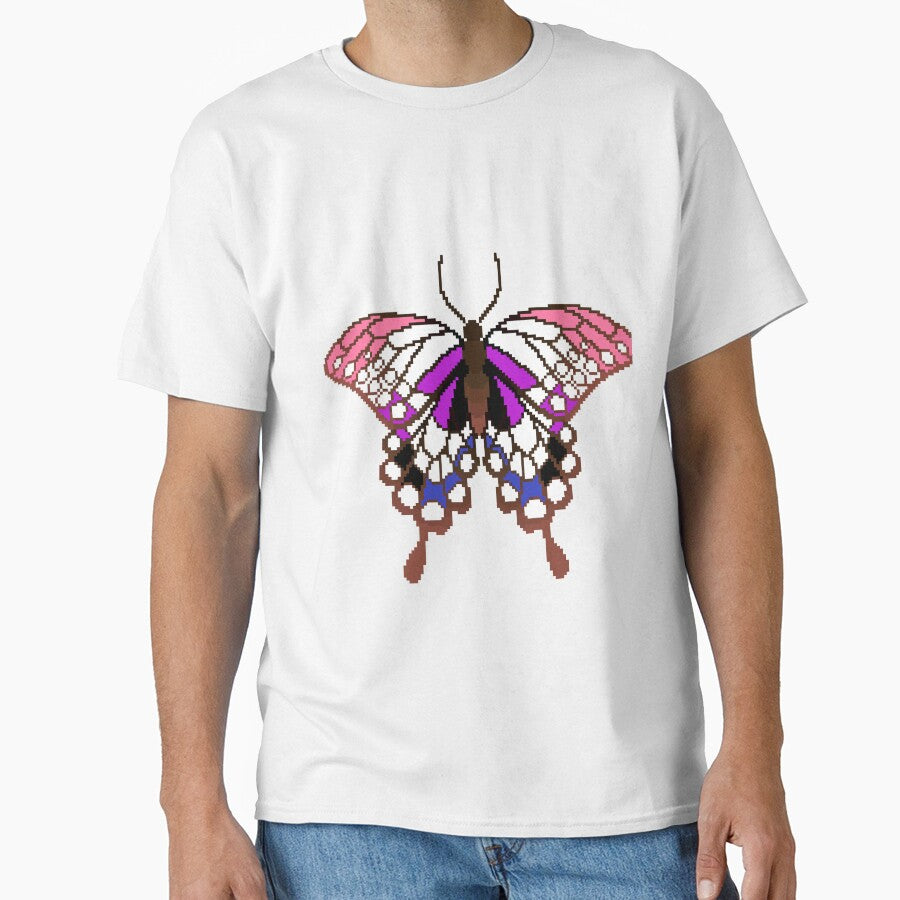 Genderfluid Pride Butterfly by MetallicWings15