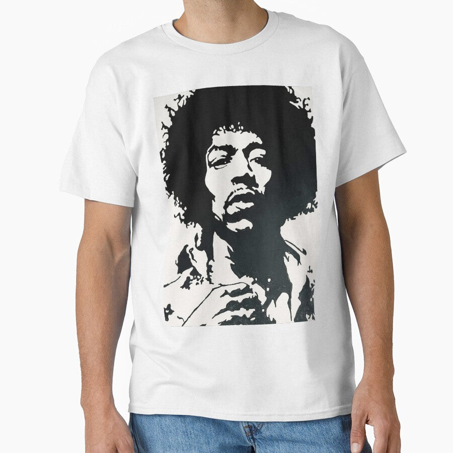 Hendrix Style Pop Art – Retro Music Legend Portrait by PopsmartUK