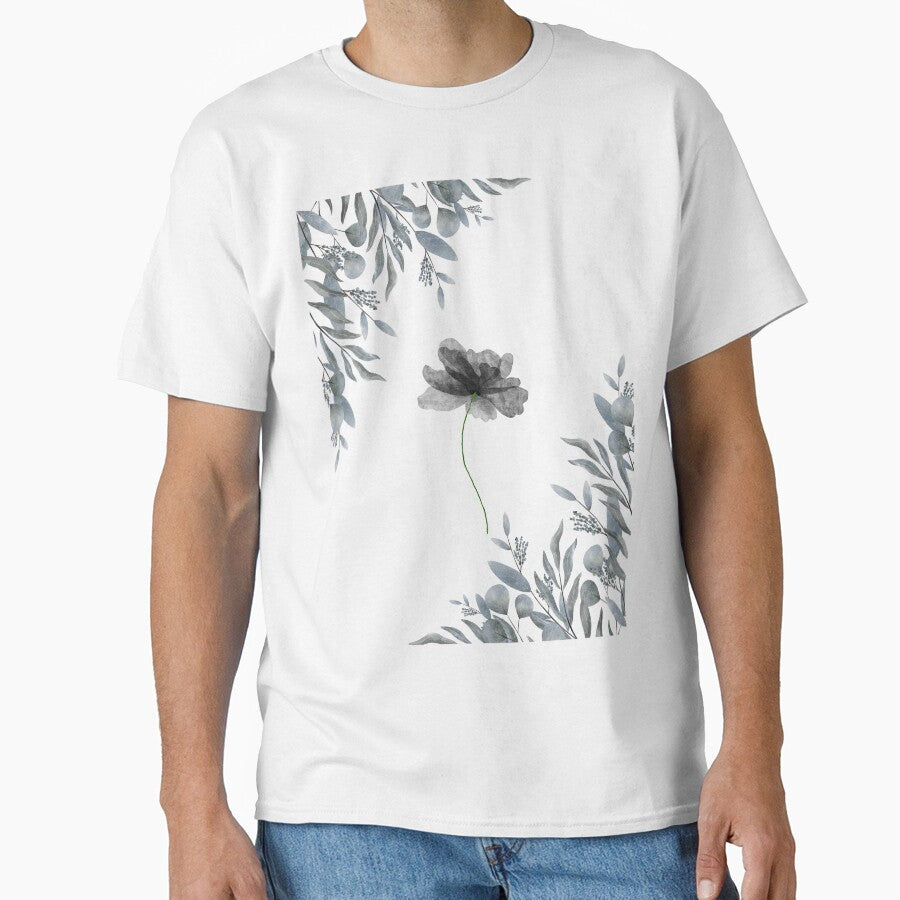 Grey flower design by TRISHA A BARNETT