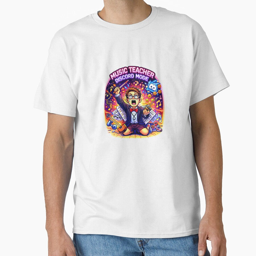 Y2K Music Teacher Sticker - Discord Chaos Funny by OrikuStudio