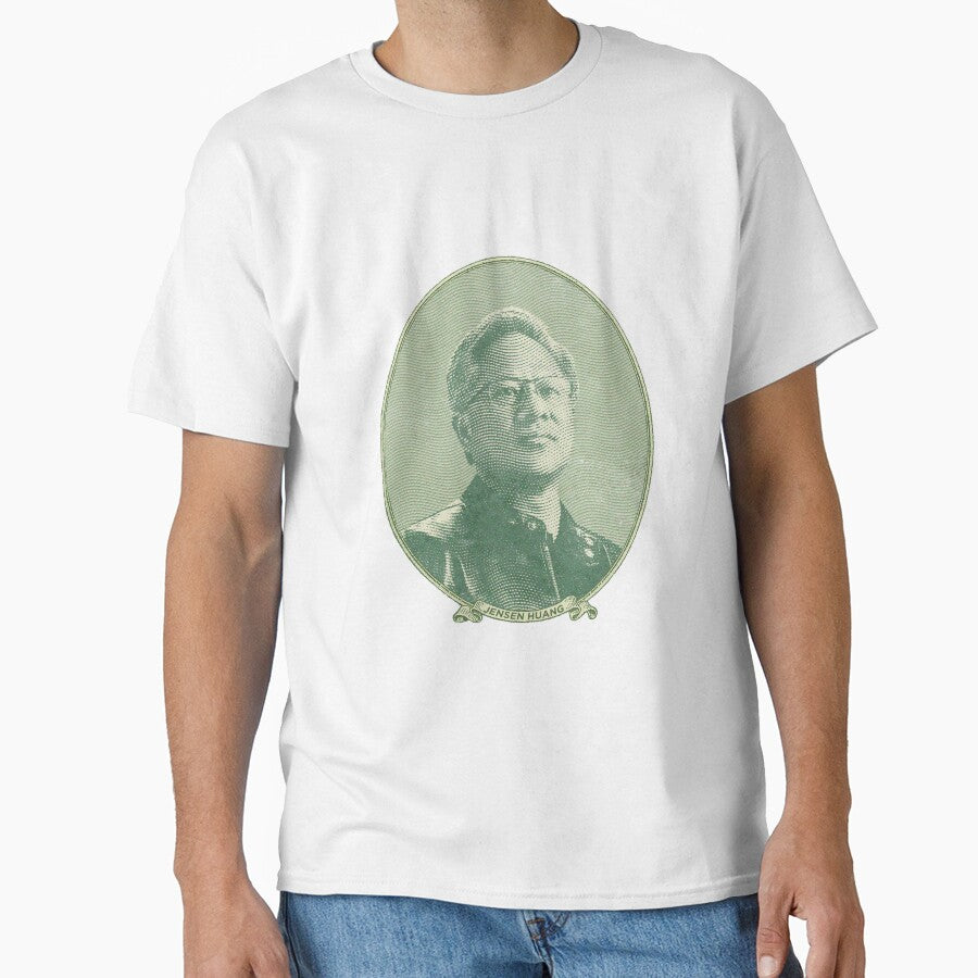 Jensen Huang Dollar Bill Money by ManyMelany
