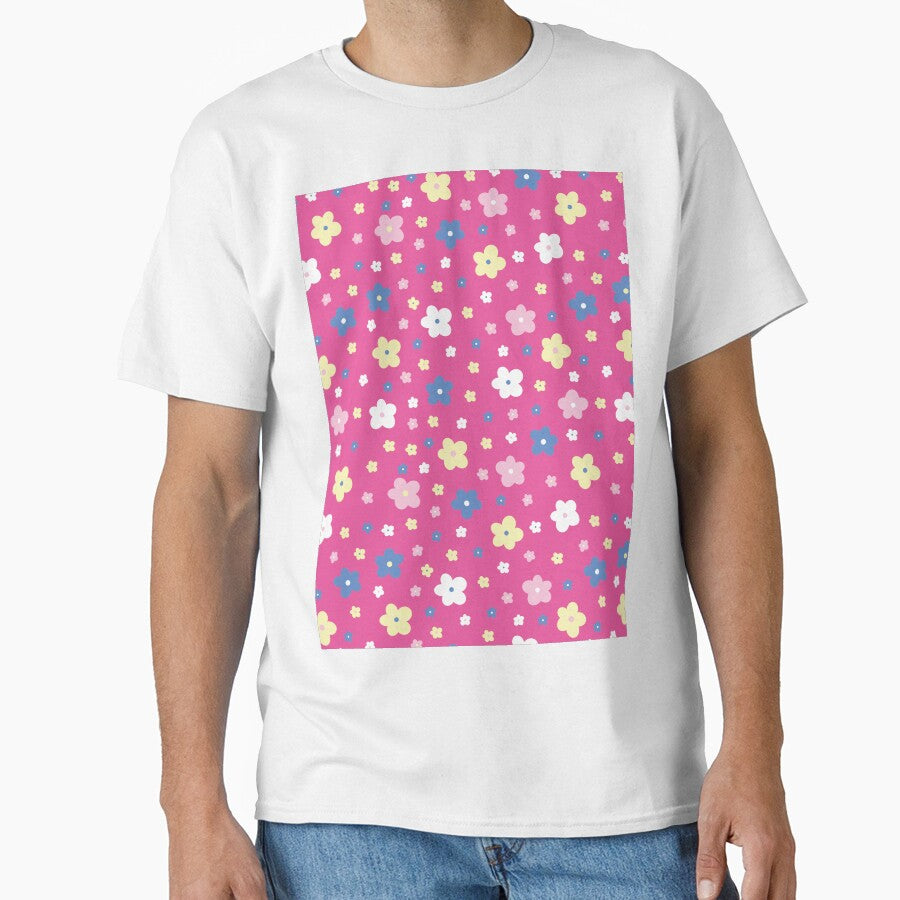 Y2K 2000S COCONUT GIRL AESTHETICS RETRO MINI MICRO TINY SMALL FLORAL FLOWERS HOT PINK BABY BLUE YELLOW by blomastudios