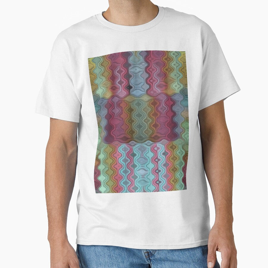 PASTEL CROCHET STYLE MULTICOLOR STRIPESAND RECTANGLES BY OZCUSHIONSTOO -THE WAITING COLLECTION by ozcushionstoo