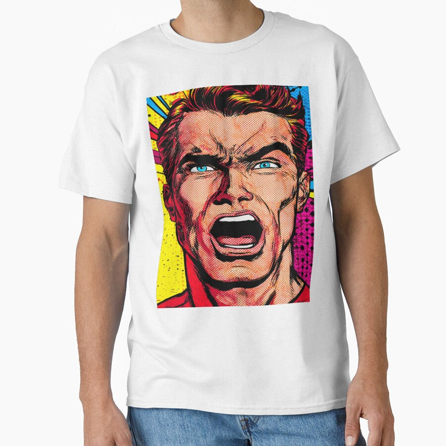 Pop Art Angry Man by NicolasGlowArt