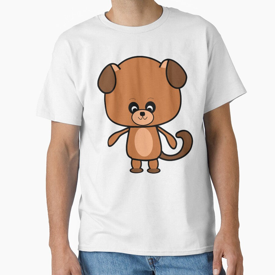 Cute Kawaii Brown Puppy Dog by lovelyandcute