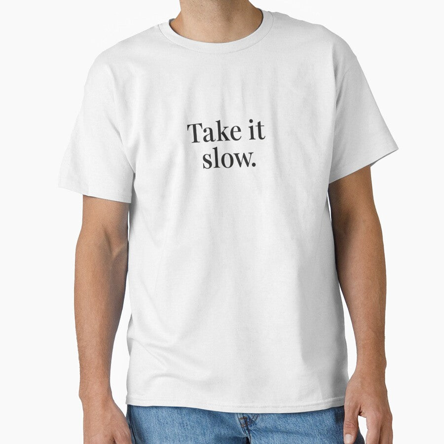 Take It Slow – Minimal Calm Typography Design by Irene Catchmind