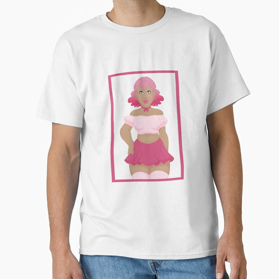 Pink plus size girl by SicklyCute