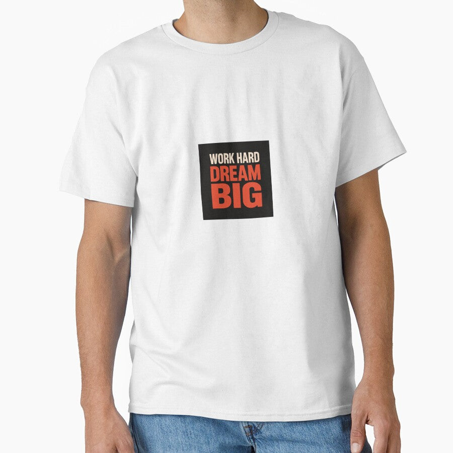 Work Hard Dream Big – Urban Streetwear Typography by BoldRepeat