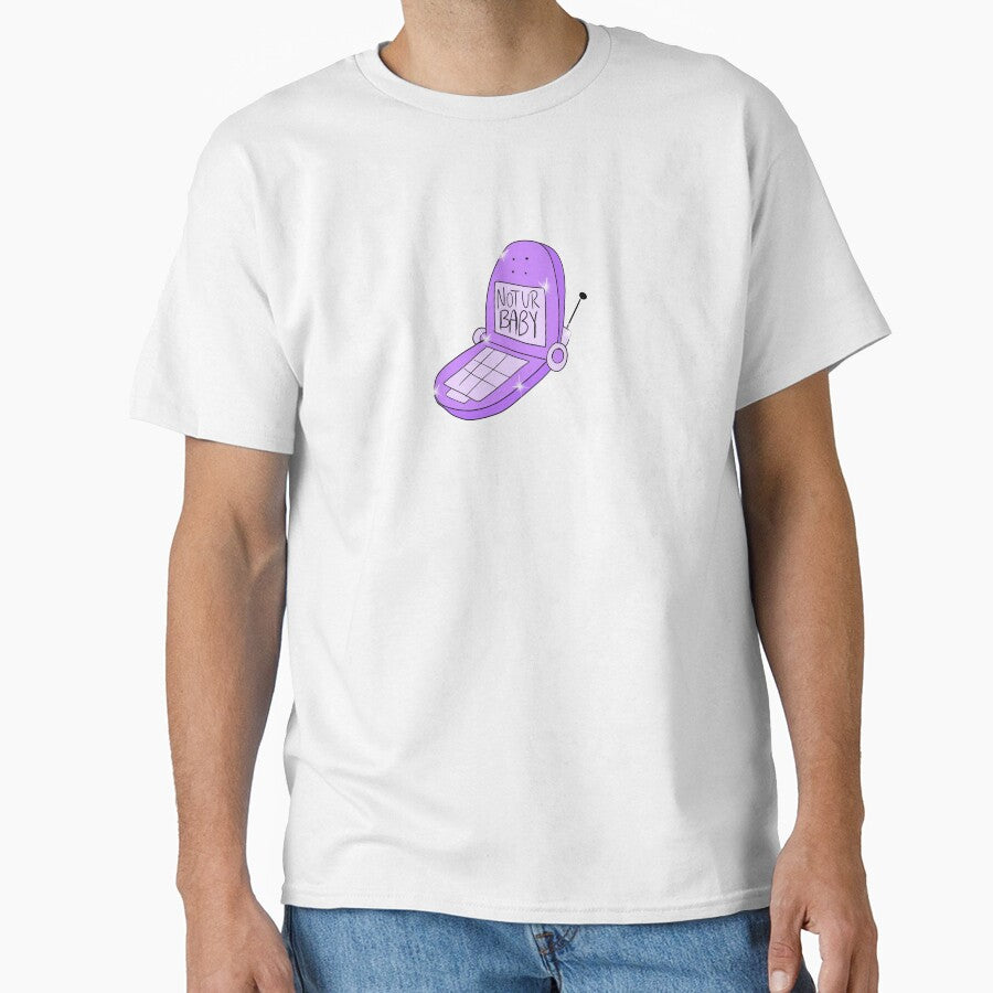 Not Ur Baby Flip Phone (purple) by gross-girl99