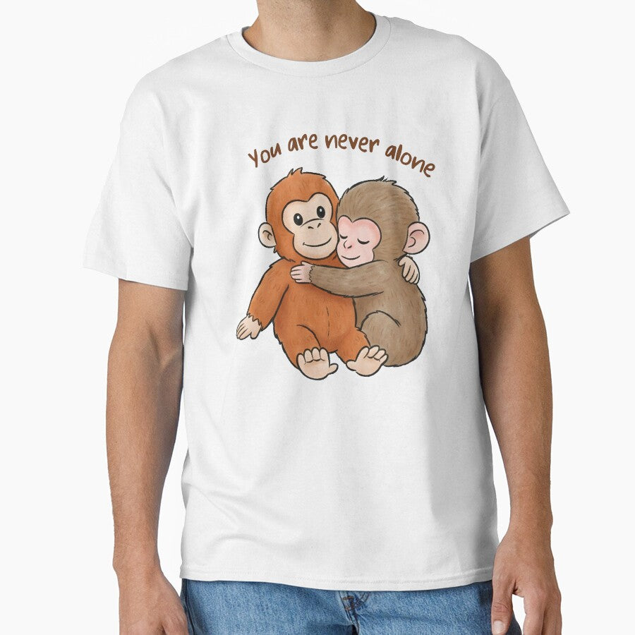 Punch Monkey, Cute Baby Monkey with Plush Toy, Emotional Gift for Animal Lovers by jimfarrepo