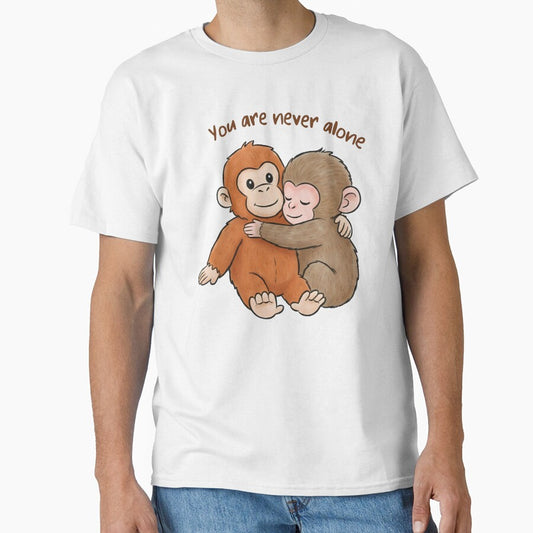 Punch Monkey, Cute Baby Monkey with Plush Toy, Emotional Gift for Animal Lovers by jimfarrepo