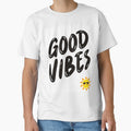 GOOD VIBES T-SHIRT by Cute Corner Studio