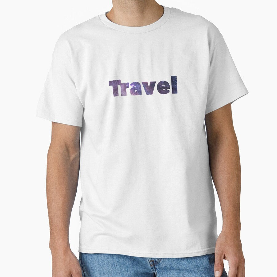 Travel with space background text by FEMstuff