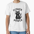 Flower Power Hippie Cat by HYPNK