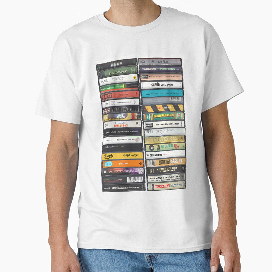 britpop singles - 90s music cassette by Soybean-Turu