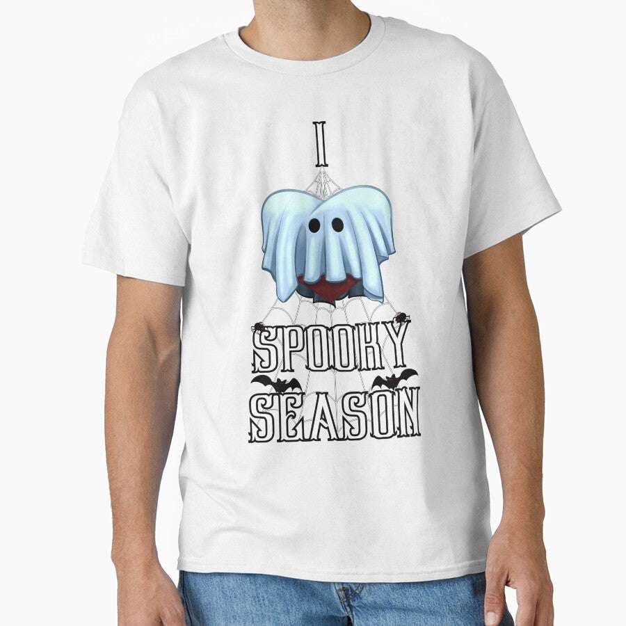Boo Ghost I Love Spooky Season by ThreadSIL
