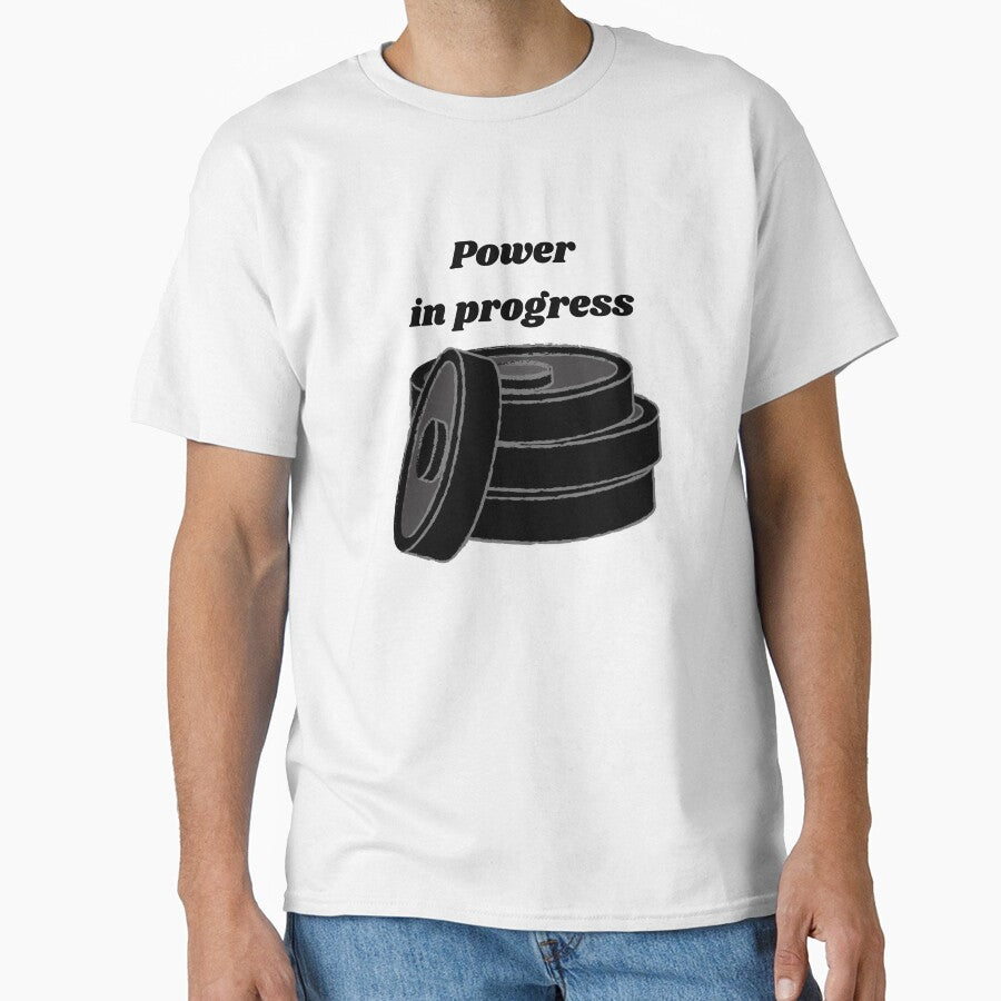 power in progress Minimal Fitness by AchraffPrint