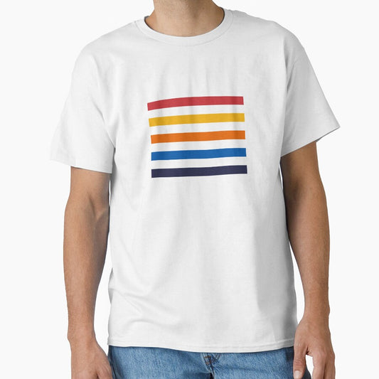 Retro vintage color stripes sunset colors by TalBright