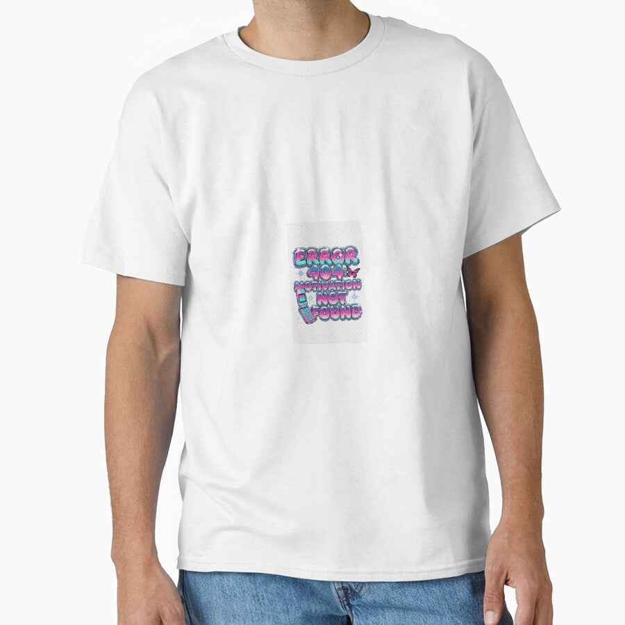 Error 404 Motivation Not Found Y2K Glitch by tsnow2513